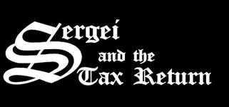 Sergei and the Tax Return background image