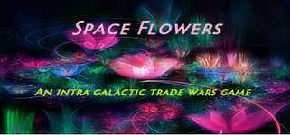 Space Flowers background image