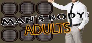 Man's body: For adults background image
