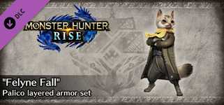 Monster Hunter Rise - "Felyne Fall" Palico Layered Armor Set background image