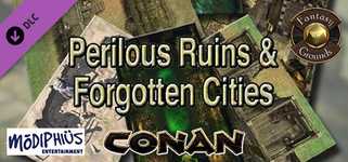 Fantasy Grounds - Conan: Perilous Ruins & Forgotten Cities Geomorphic Tile Set cover image