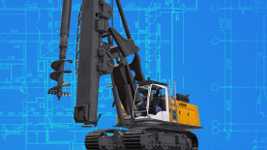 Construction Simulator 2015: Liebherr 150 EC-B DLC background image