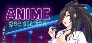 Anime Gas Station background image