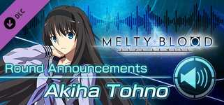 MELTY BLOOD: TYPE LUMINA - Akiha Tohno Round Announcements background image