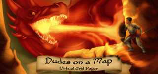 Dudes on a Map: Virtual Grid Paper background image