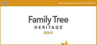 Family Tree Heritage Gold background image