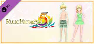 Rune Factory 5 - The Holy Knight and the Bibliophile Swimsuit Set + New Ranger Care Package Item Pack cover image