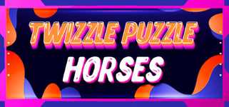 Twizzle Puzzle: Horses background image