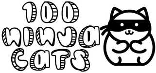 100 Ninja Cats background image
