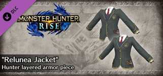 Monster Hunter Rise - "Relunea Jacket" Hunter layered armor piece background image