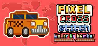 Pixel Cross Stitch Color by Number background image