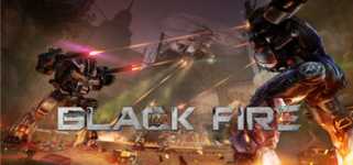 Black Fire background image