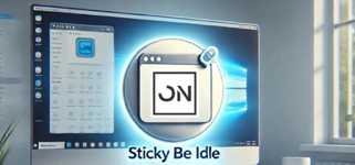 Sticky be idle background image