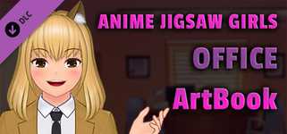 Anime Jigsaw Girls - Office ArtBook cover image