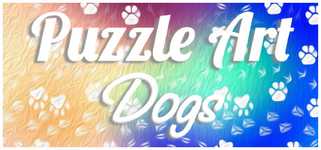 Puzzle Art: Dogs background image