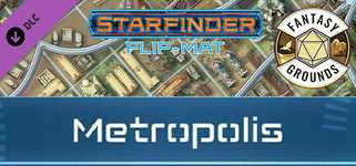 Fantasy Grounds - Starfinder RPG - Starfinder Flip-Mat - Metropolis cover image