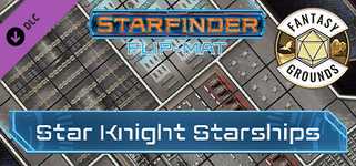 Fantasy Grounds - Starfinder RPG - Starfinder Flip-Mat - Star Knight Starships cover image