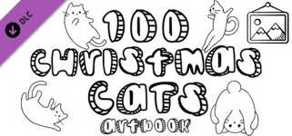 100 Christmas Cats - Artbook cover image