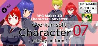 RPG Maker 3D Character Converter - Gee-kun-soft character 07 military uniform 2 cover image