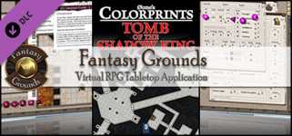 Fantasy Grounds - 0 one's Colorprints #1: Tomb of the Shadow King (Map Pack) cover image
