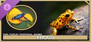 Pixel Puzzles Traditional Jigsaws Pack: Frogs background image