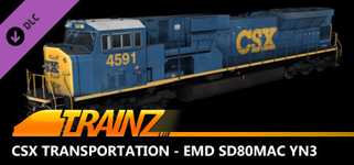 Trainz Plus DLC - CSX Transportation - EMD SD80MAC YN3 cover image