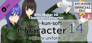 RPG Maker 3D Character Converter - Gee-kun-soft character 14 military uniform 3 cover image