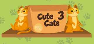 1001 Jigsaw. Cute Cats 3 cover image