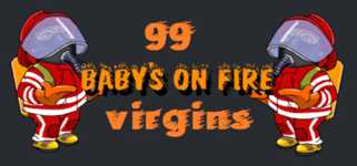 Baby's on fire: 99 virgins cover image