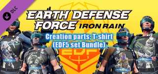 EARTH DEFENSE FORCE: IRON RAIN - Creation parts: T-shirt(EDF5 set Bundle) cover image