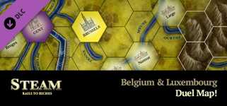 Steam: Rails to Riches - Belgium & Luxembourg Map cover image
