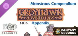 Fantasy Grounds - D&D Classics: MC5 Monstrous Compendium Greyhawk Adventures Appendix (2e) cover image