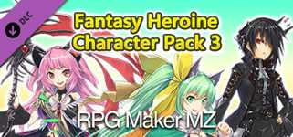 RPG Maker MZ -  Fantasy Heroine Character Pack 3 cover image