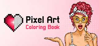 Pixel Art Coloring Book background image