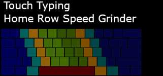 Touch Typing Home Row Speed Grinder cover image