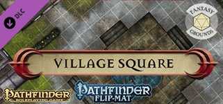 Fantasy Grounds - Pathfinder RPG - Pathfinder Flip-Map - Classic Village Square cover image