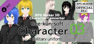 RPG Maker 3D Character Converter - Gee-kun-soft character 03 military uniform cover image