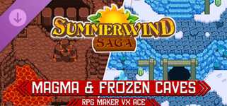 RPG Maker VX Ace - Summerwind Saga - Magma & Frozen Caves background image