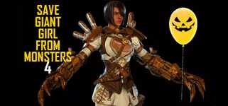 Save Giant Girl from monsters 4 background image