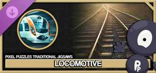 Pixel Puzzles Traditional Jigsaws Pack: Locomotive cover image