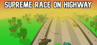 Supreme Race on Highway background image