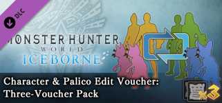 Monster Hunter: World - Character & Palico Edit Voucher: Three-Voucher Pack cover image