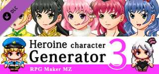 RPG Maker MZ - Heroine Character Generator 3 for MZ cover image