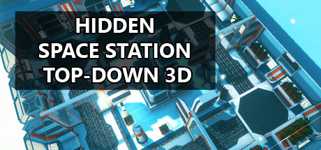 Hidden Space Station Top-Down 3D background image