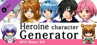 RPG Maker MZ - Heroine Character Generator for MZ cover image