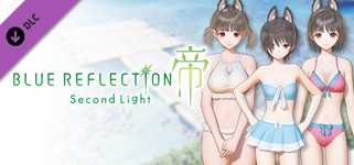 BLUE REFLECTION: Second Light - Kokoro, Kirara & Hiori Costumes - Beachside Puppies background image