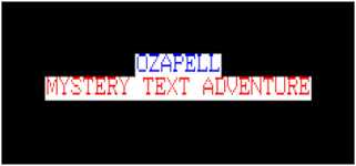 Ozapell Mystery Text Adventure cover image
