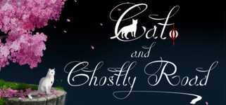Cat and Ghostly Road background image