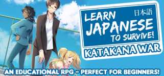 Learn Japanese To Survive! Katakana War background image