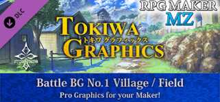 RPG Maker MZ - TOKIWA GRAPHICS Battle BG No.1 Village/Field background image